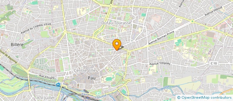 localisation de l'entreprise MADAME SIMONE DUPOUY-LAHITTE à PAU