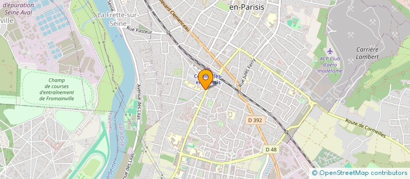 localisation de l'entreprise MADAME SIMONE DURAND à CORMEILLES-EN-PARISIS