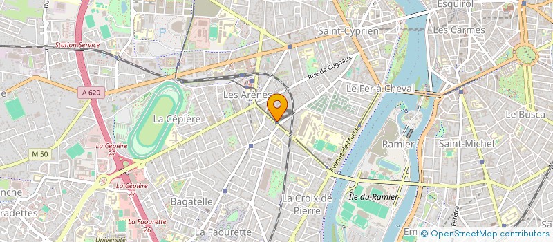 localisation de l'entreprise MADAME SIMONE DURRAN à TOULOUSE