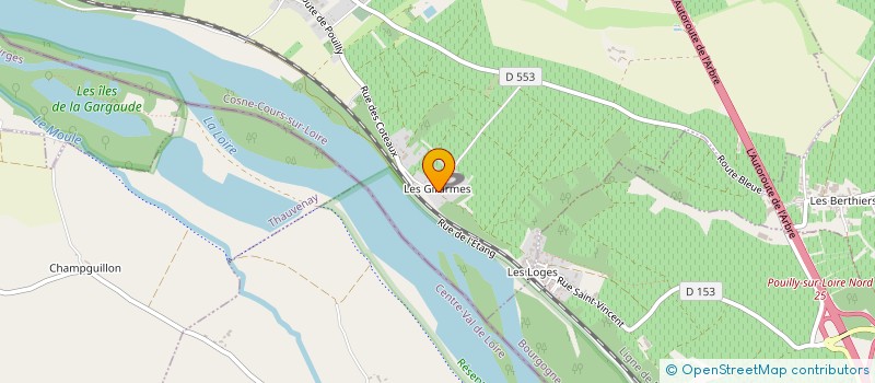 localisation de l'entreprise MADAME SIMONE DUTARTE à TRACY-SUR-LOIRE