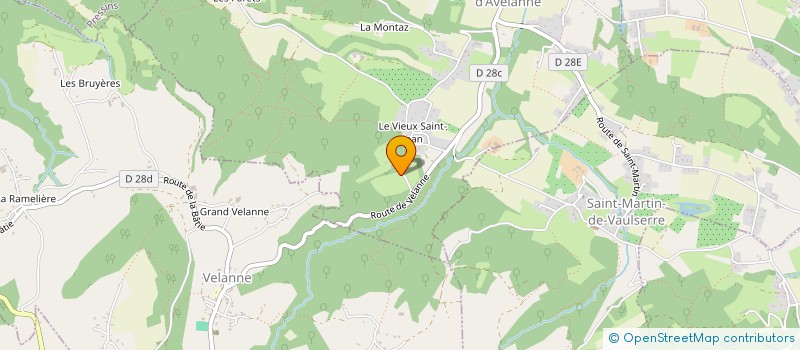 localisation de l'entreprise MADAME SIMONE ERET  SAINT-JEAN-D'AVELANNE