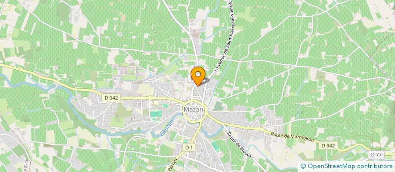 localisation de l'entreprise MADAME SIMONE ESCLAPON  MAZAN