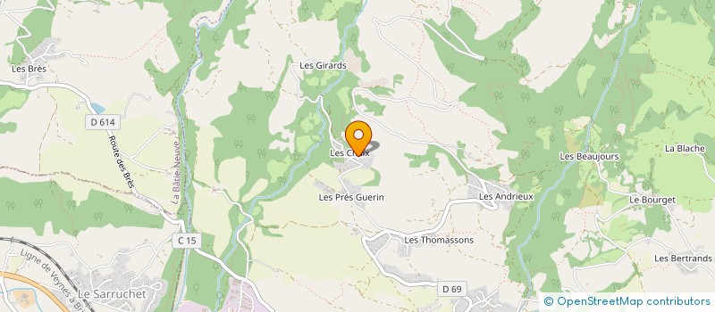 localisation de l'entreprise MADAME SIMONE ESPINASSE  CHORGES