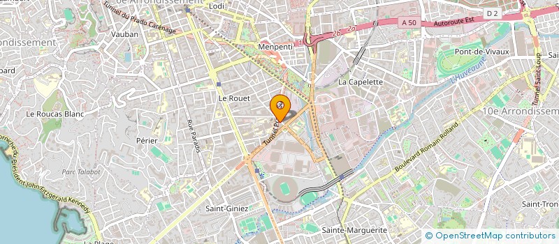 localisation de l'entreprise MADAME SIMONE ESTEVE à MARSEILLE