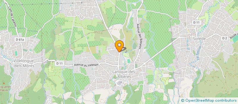 localisation de l'entreprise MADAME SIMONE FABRESSE  LAROQUE-DES-ALBERES