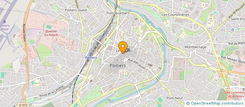 localisation de l'entreprise MADAME SIMONE FARVAULT  POITIERS