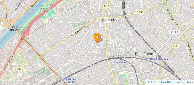 localisation de l'entreprise MADAME SIMONE FAVENNEC à COLOMBES