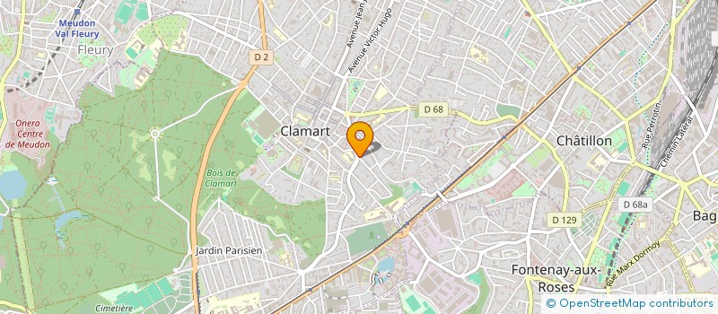 localisation de l'entreprise MADAME SIMONE FILIPPI à CLAMART