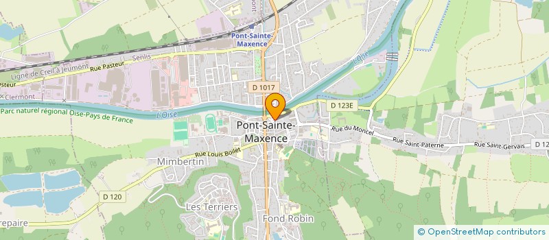 localisation de l'entreprise MADAME SIMONE FONTENEAU à PONT-SAINTE-MAXENCE