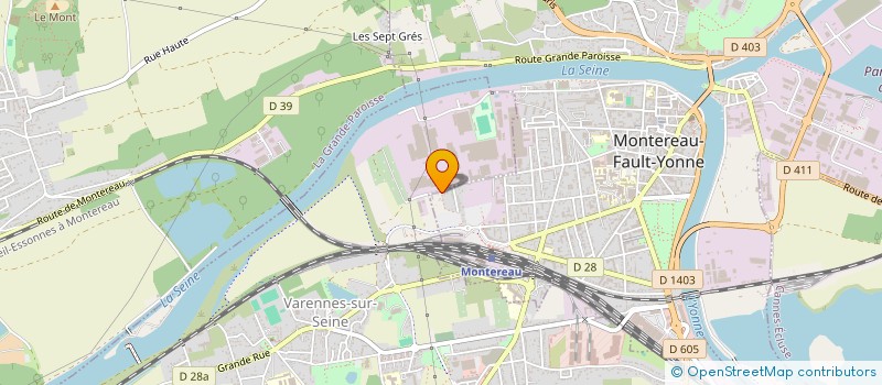 localisation de l'entreprise MADAME SIMONE FORTIN  VARENNES-SUR-SEINE