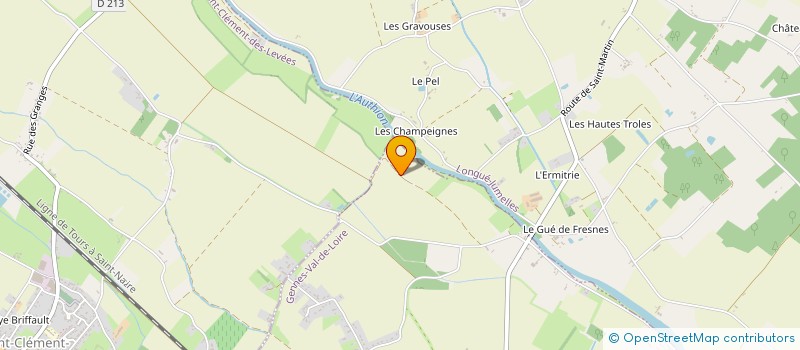 localisation de l'entreprise MADAME SIMONE FOUINETEAU  LONGUE-JUMELLES