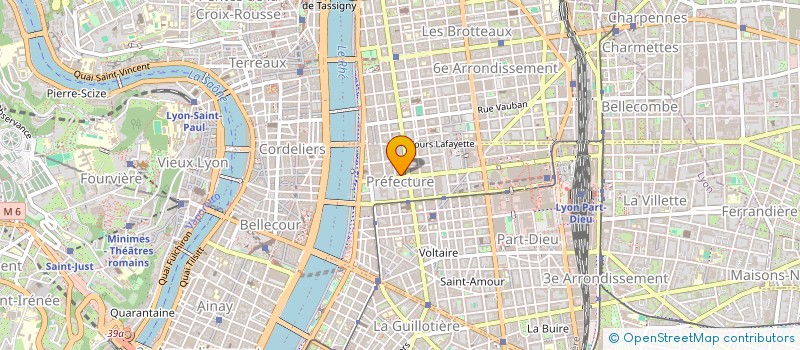 localisation de l'entreprise MADAME SIMONE FOURQUET  LYON