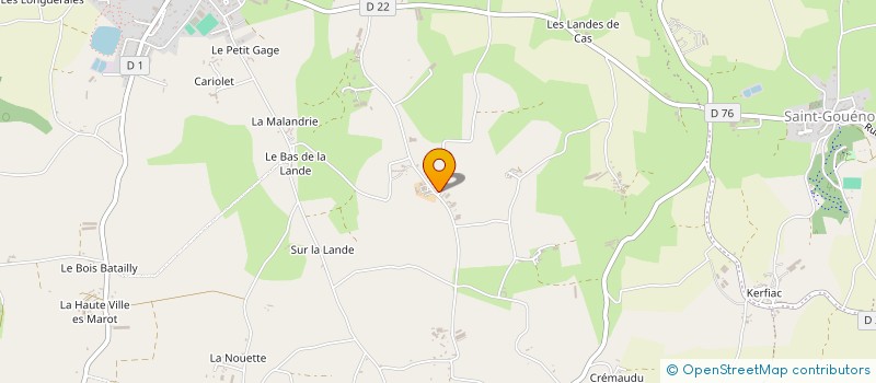 localisation de l'entreprise MADAME SIMONE FRABOULET  LE MENE