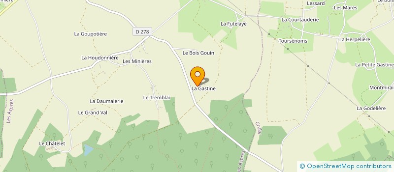 localisation de l'entreprise MADAME SIMONE FRANCOIS à LES ASPRES
