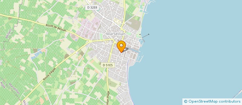 localisation de l'entreprise MADAME SIMONE FRAYSSINHES à MARSEILLAN