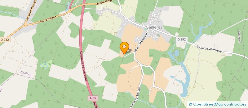 localisation de l'entreprise MADAME SIMONE GARBAY  GAILLERES