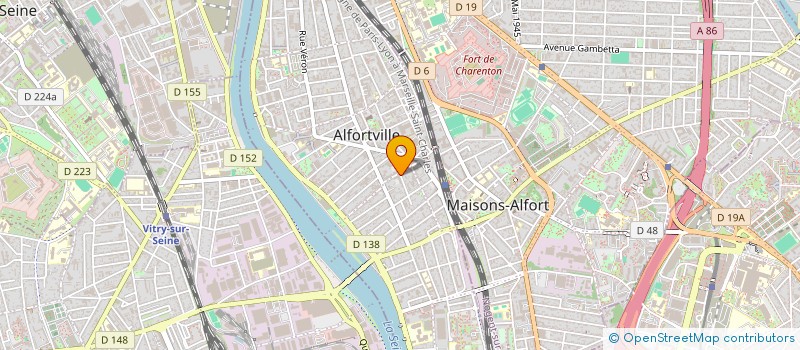 localisation de l'entreprise MADAME SIMONE GARCIA  ALFORTVILLE