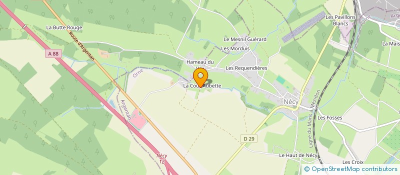 localisation de l'entreprise MADAME SIMONE GARNIER à MERRI