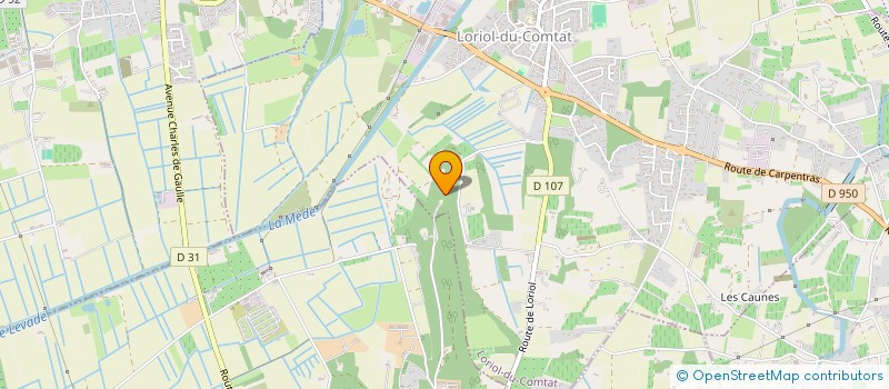 localisation de l'entreprise MADAME SIMONE GAUDIBERT  LORIOL-DU-COMTAT