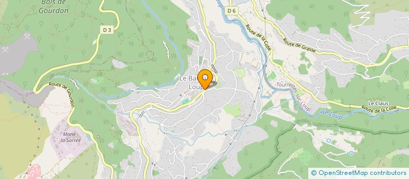localisation de l'entreprise MADAME SIMONE GAUTIER à LE BAR-SUR-LOUP