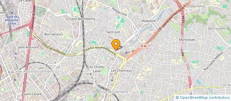 localisation de l'entreprise MADAME SIMONE GAVAUDAN à MARSEILLE