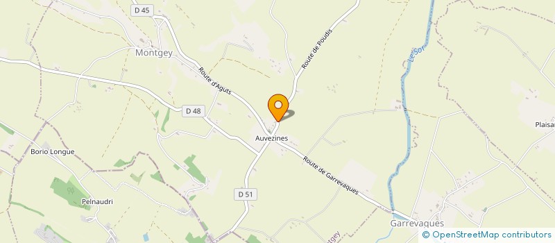 localisation de l'entreprise MADAME SIMONE GAY  PUECHOURSI