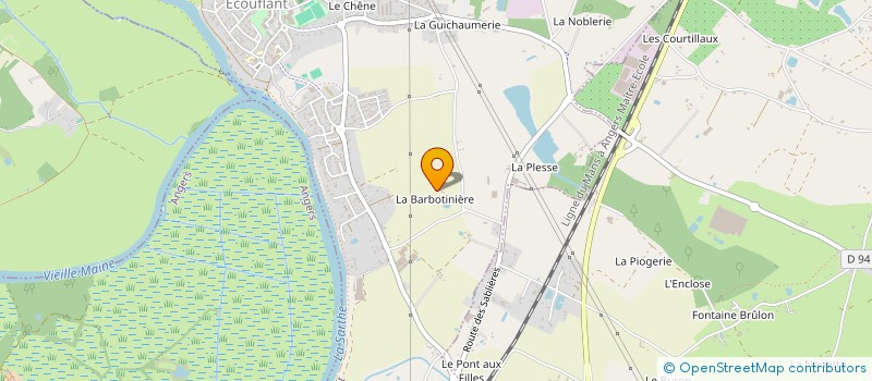 localisation de l'entreprise MADAME SIMONE GEFFARD  ECOUFLANT