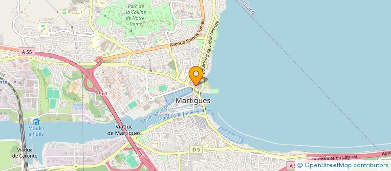 localisation de l'entreprise MADAME SIMONE GEISSE à MARTIGUES