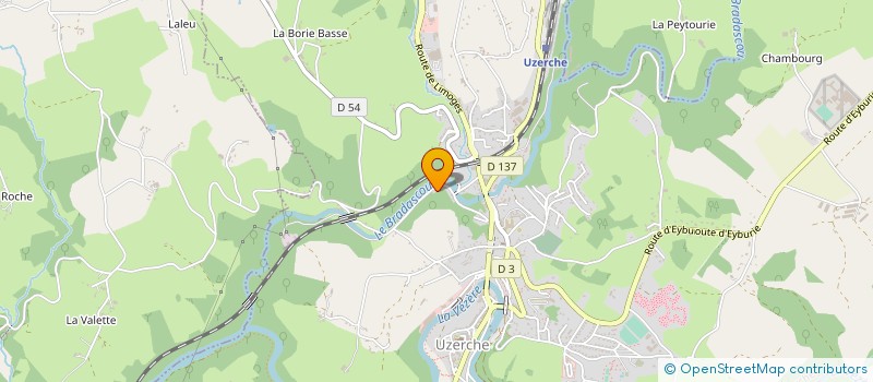 localisation de l'entreprise MADAME SIMONE GENESTE  UZERCHE