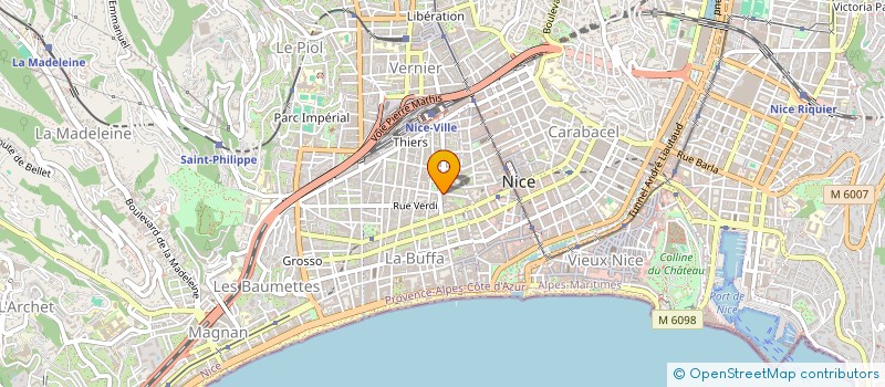 localisation de l'entreprise MADAME SIMONE-GEORGETTE MALAVIALLE à NICE
