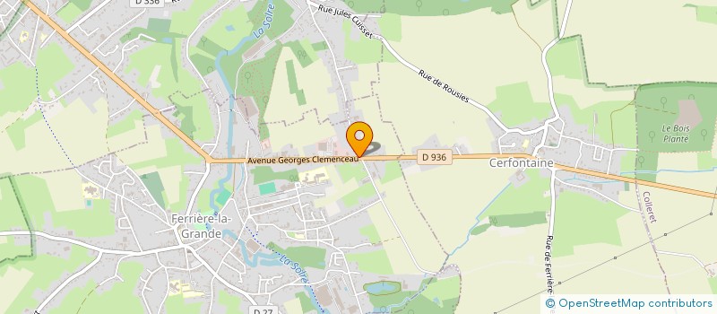 localisation de l'entreprise MADAME SIMONE GERARD  FERRIERE-LA-GRANDE