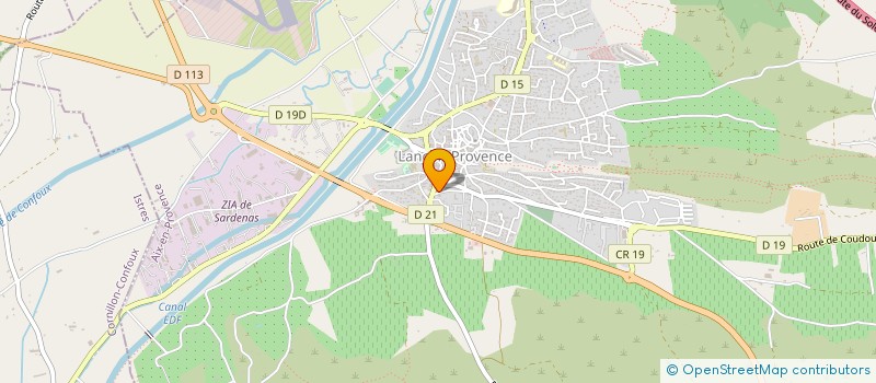 localisation de l'entreprise MADAME SIMONE GIAVELLI  LANCON-PROVENCE