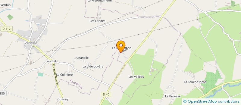 localisation de l'entreprise MADAME SIMONE GICQUAIRE à PONTORSON
