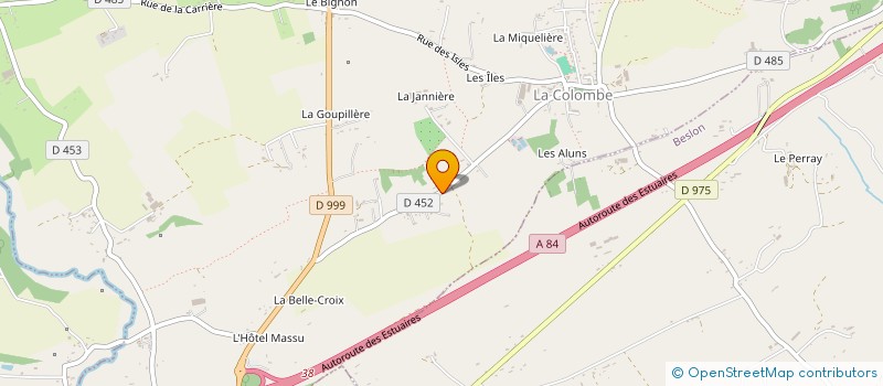 localisation de l'entreprise MADAME SIMONE GIRARD  LA COLOMBE