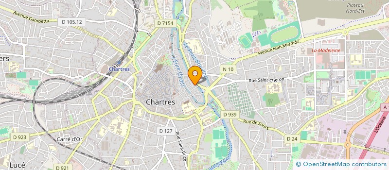 localisation de l'entreprise MADAME SIMONE GODARD à CHARTRES