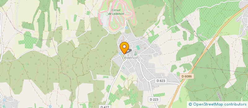 localisation de l'entreprise MADAME SIMONE GOUANT  LEDENON