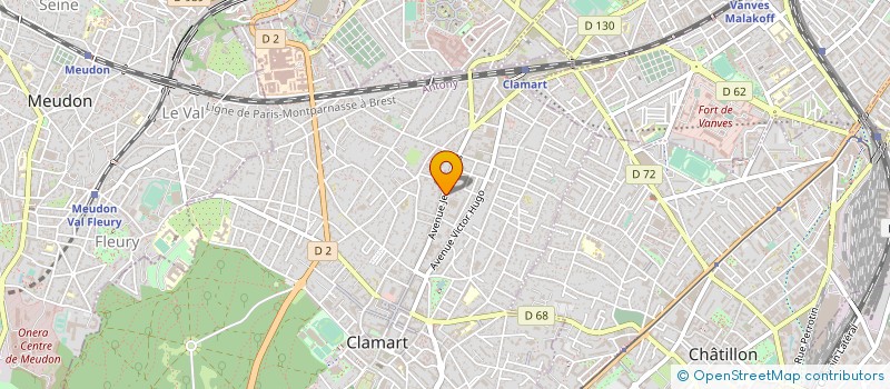 localisation de l'entreprise MADAME SIMONE GOUGEROT à CLAMART