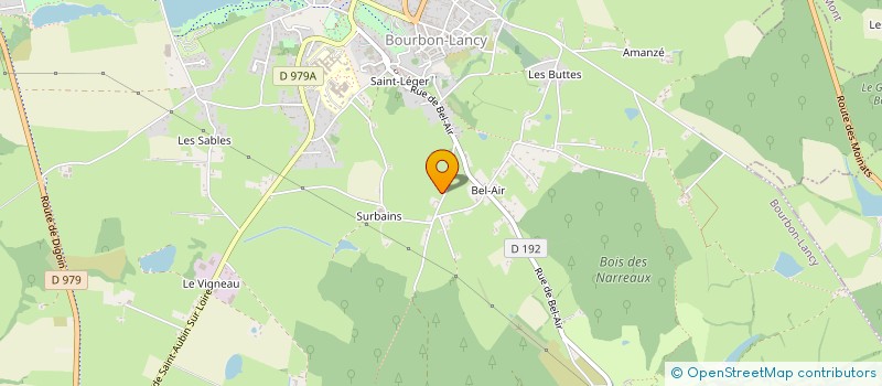 localisation de l'entreprise MADAME SIMONE GOUILLARD  BOURBON-LANCY