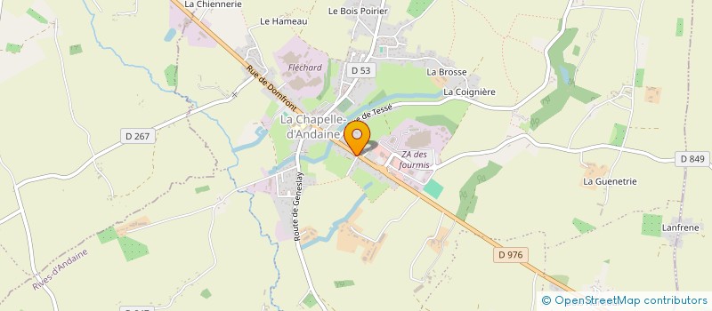 localisation de l'entreprise MADAME SIMONE GOUSSIN à RIVES D'ANDAINE