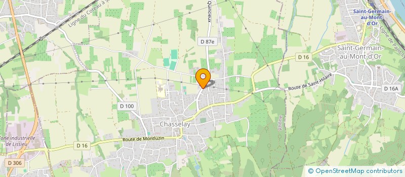 localisation de l'entreprise MADAME SIMONE GRAILLE à CHASSELAY