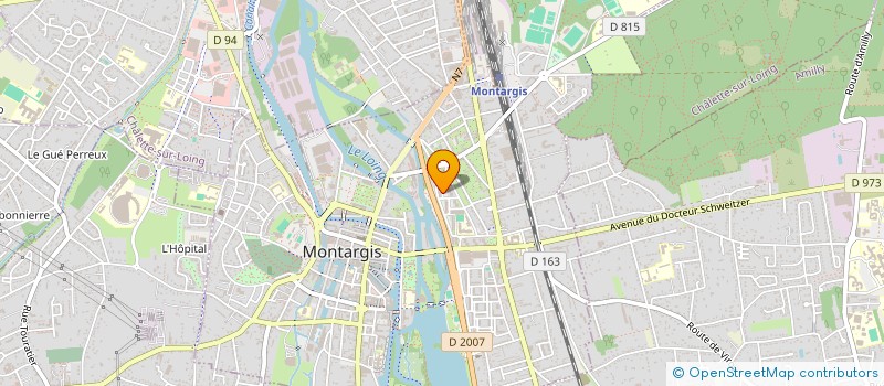 localisation de l'entreprise MADAME SIMONE GRISON à MONTARGIS