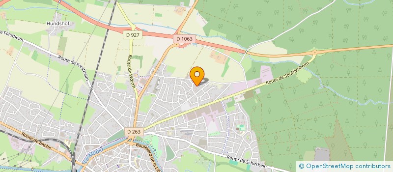 localisation de l'entreprise MADAME SIMONE GRUNENWALD à HAGUENAU