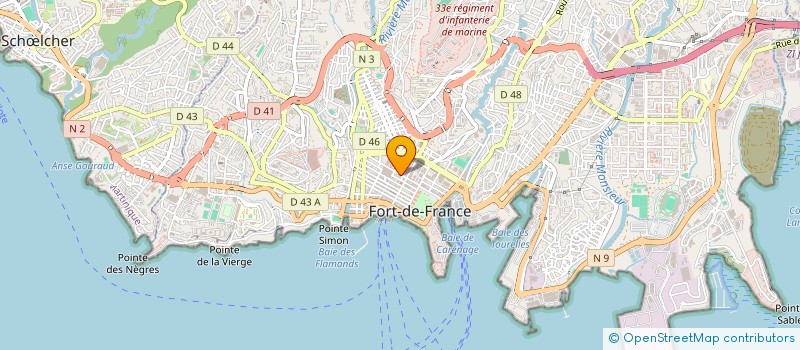 localisation de l'entreprise MADAME SIMONE GUBETTA à FORT-DE-FRANCE