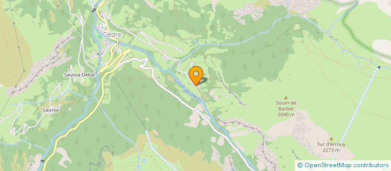 localisation de l'entreprise MADAME SIMONE GUEIDAN  LUZ-SAINT-SAUVEUR