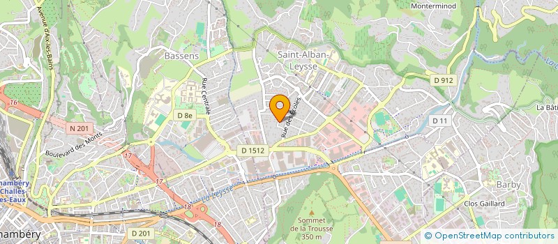 localisation de l'entreprise MADAME SIMONE GUERRAZ  LES DESERTS