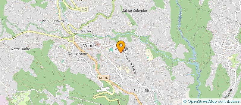 localisation de l'entreprise MADAME SIMONE GUGLIELMI à VENCE
