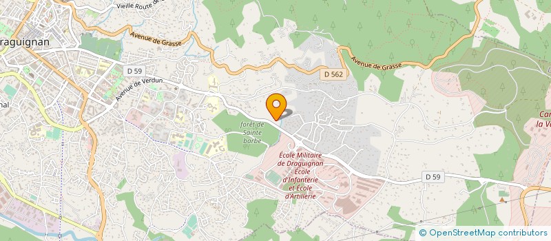 localisation de l'entreprise MADAME SIMONE GUICHARD  DRAGUIGNAN