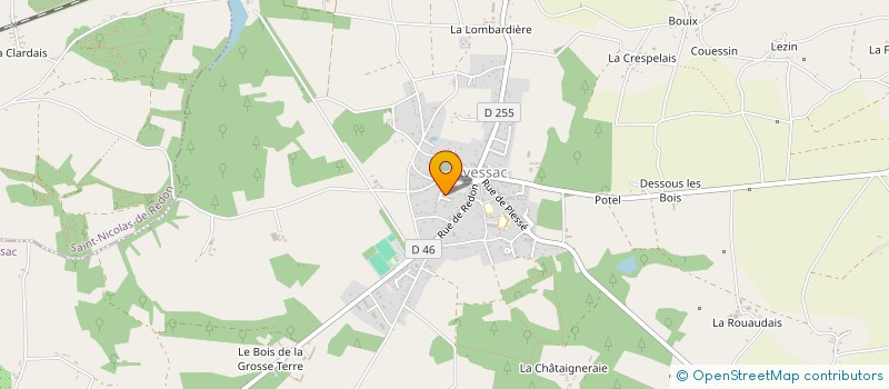 localisation de l'entreprise MADAME SIMONE GUILLET  FEGREAC