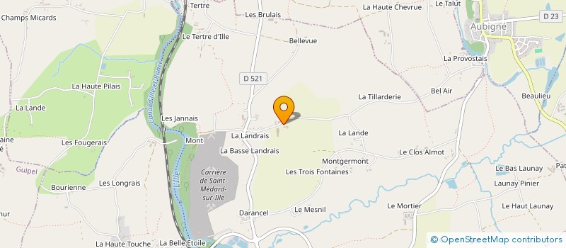 localisation de l'entreprise MADAME SIMONE GUIMONT à SAINT-MEDARD-SUR-ILLE