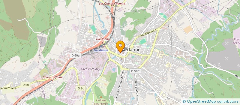 localisation de l'entreprise MADAME SIMONE HERBETH à GARDANNE